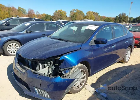 2016 Nissan Sentra Fe+ S/S/Sl/Sr/Sv z USA, uszkodzony, nr VIN 3N1AB7AP2GL655943